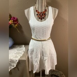 FOREVER 21 WHITE DRESS size XS